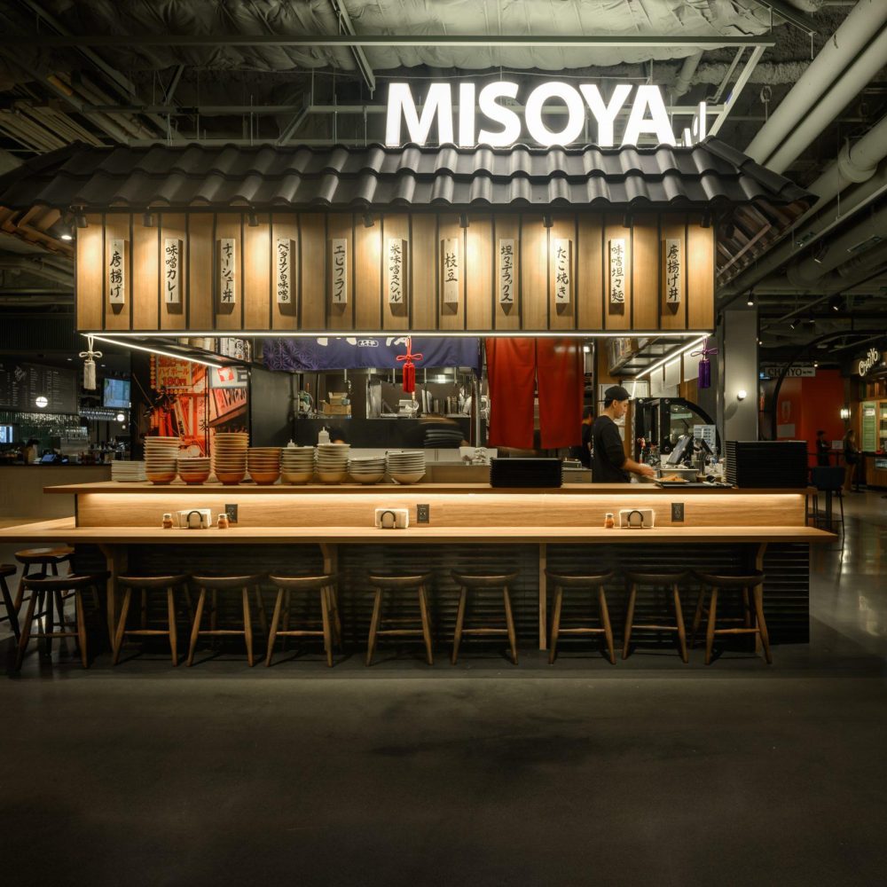 Misoya Ramen - 81 Bay Street Toronto - GTA GC - Custom Restaurant Millwork Companies - Boreal Architectural Ltd.